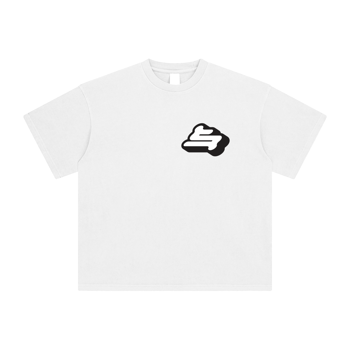 STRTFL Star Oversized Tee | White
