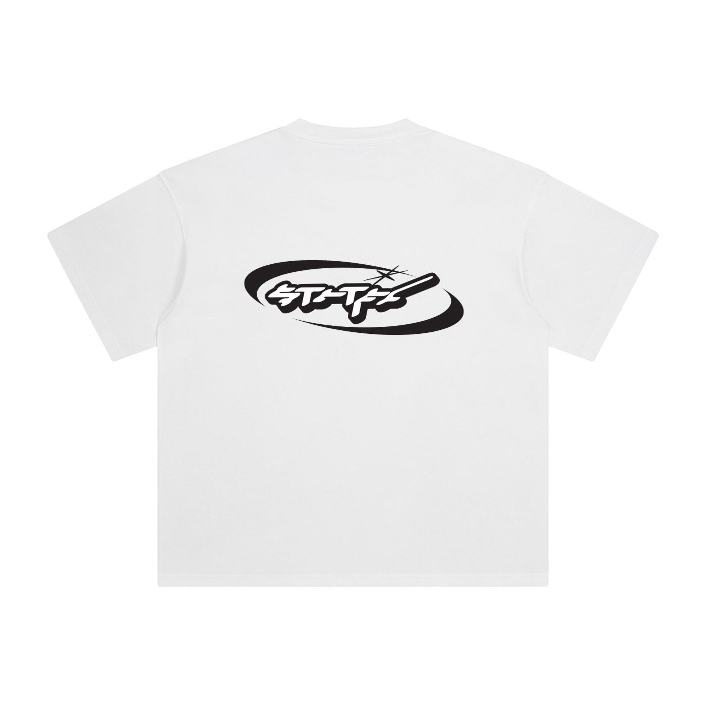 STRTFL Star Oversized Tee | White